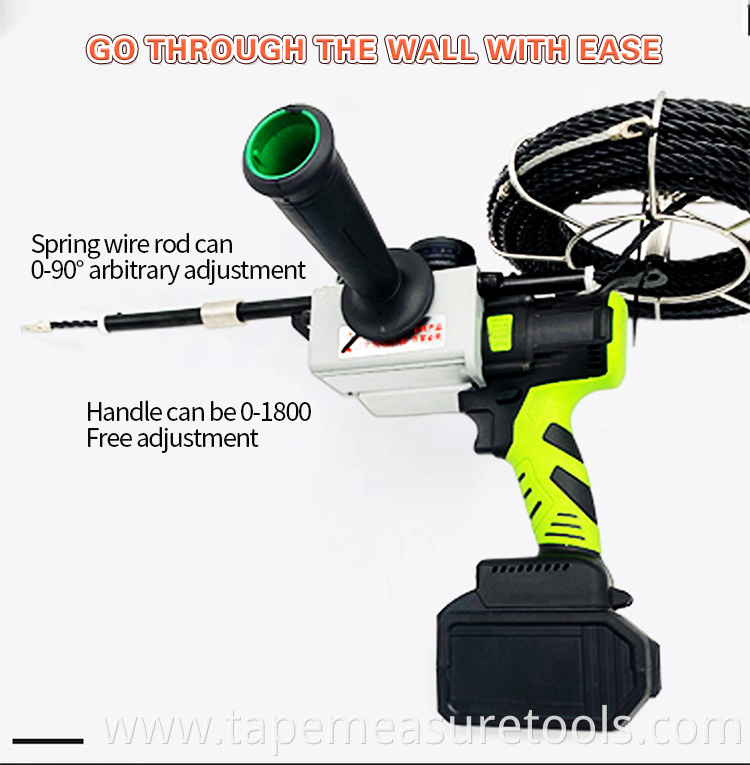 portable Threading electric concealed tube threader pull the wire Device electric stringing machine